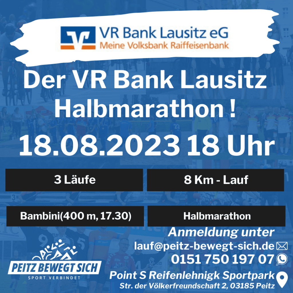 Peitz bewegt sich VR Bank Lausitz Halbmarathon