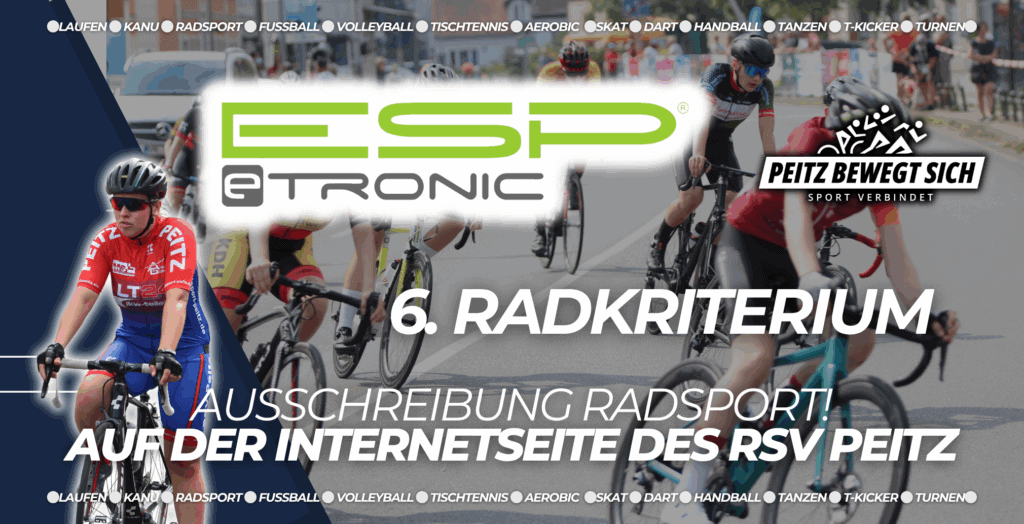 Peitz bewegt sich Programm 2025 - Anmeldung Radsport