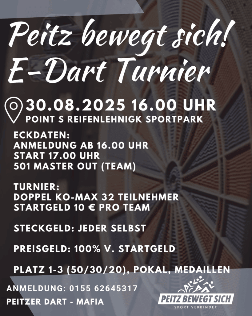 Peitz bewegt sich Programm 2025 - E Dart