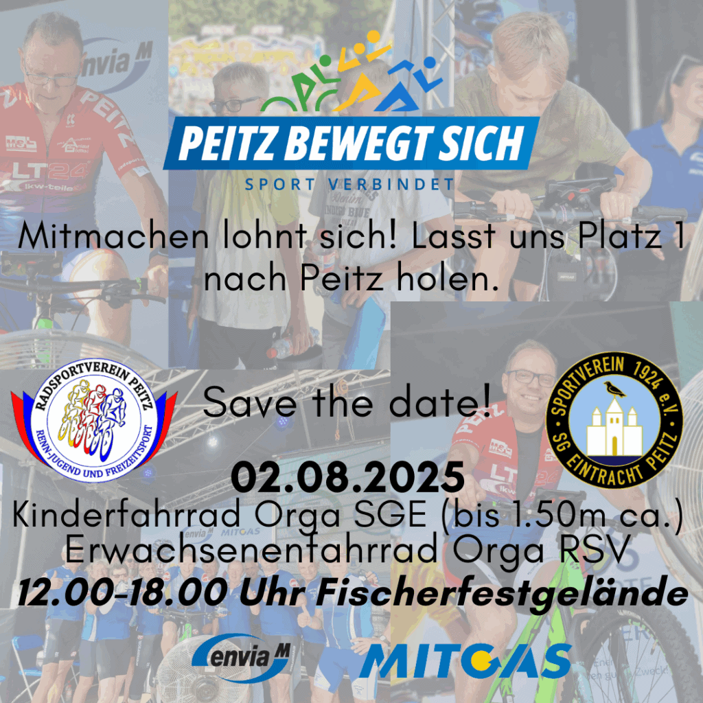 Peitz bewegt sich Programm 2025 - Motivation